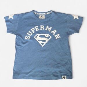 Superman Blue Cropped T-Shirt